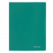 Папка с боковым металлическим прижимом BRAUBERG стандарт, зеленая, до 100 листов, 0,6 мм, 221627