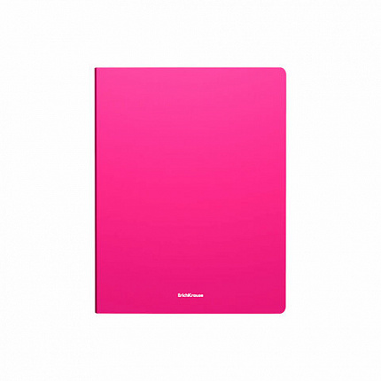 Папка на 4 кольцах ERICH KRAUSE "Matt Neon", 24 мм, до 150 листов, ассорти, 0,6 мм, 49975