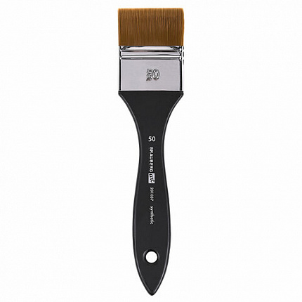 Кисть художественная профессиональная, синтетика, флейц, № 50, BRAUBERG ART CLASSIC, 201037