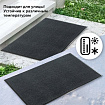 Коврик входной ИЗНОСОСТОЙКИЙ влаговпитывающий 60х90 см, толщина 8 мм, ТАФТИНГ, серый, LAIMA EXPERT, 606883