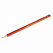 Карандаш чернографитный BRAUBERG, 1 шт., "Orient", HB, корпус оранжевый, заточенный, 181296