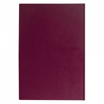 Книга учета 96 л., клетка, твердая, бумвинил, блок офсет, А4 (200х290 мм), BRAUBERG, бордовая, 130224
