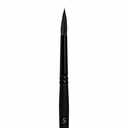 Кисть художественная проф. BRAUBERG ART CLASSIC, белка, круглая, № 5, 200911