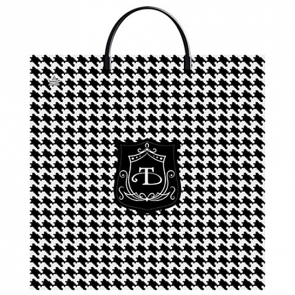 Пакет с пластиковой ручкой ПВД, 36х37 см, "Шанель", 100 мкм, н00112268