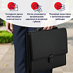 Папка-портфель пластиковая BRAUBERG "ДИПЛОМАТ", А4 (330х245х35 мм), 13 отделений, фактура бисер, черная, 226025