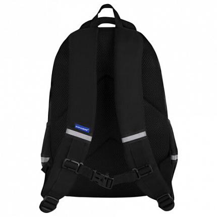 Рюкзак BRAUBERG INTENT, 2 отделения, 4 кармана, "Любопытный кот", 39х27х14 см, 274396