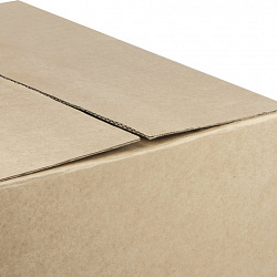 Гофрокороб, длина 400 мм х ширина 300 мм х высота 200 мм, марка Т22, профиль В, FEFCO 0201 / ГОСТ, исполнение А