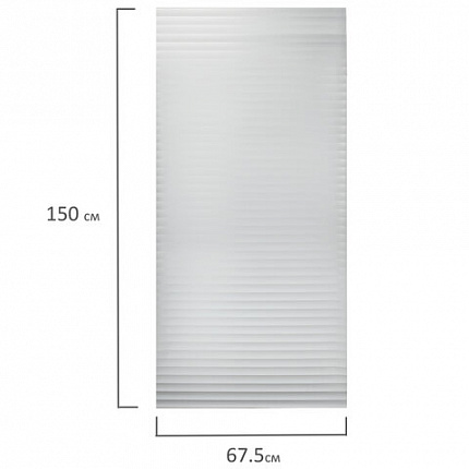 Пленка на окно самоклеящаяся статическая БЕЗ КЛЕЯ, солнцезащитная, 67,5х150 см, "Жалюзи", DASWERK (ДАСВЕРК), 607970