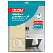 Шторка для ванной ПОЛИЭСТЕР, 180х180 см, кольца в комплекте, ЗОЛОТОЙ БРИЛЛИАНТ, PRIMILA (ПРИМИЛА), 700089