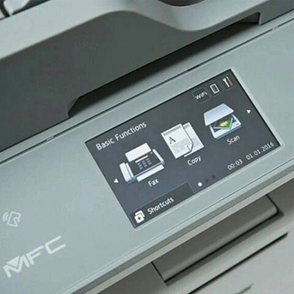 МФУ лазерное BROTHER MFC-L6800DW, "4 в 1", А4, 46 стр./мин., 50000 стр./мес., ДУПЛЕКС, Wi-Fi, АПД, сетевая карта