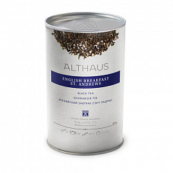 Чай листовой ALTHAUS "English Breakfast St. Andrews" черный, 250 г, ГЕРМАНИЯ, TALTHL-L00212