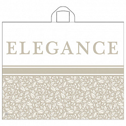 Пакет с петлевой ручкой ПНД, 55х70 см, "Изысканный беж", 50 мкм, н00112815