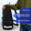 Ранец BRAUBERG KIDS START, 1 отделение, 2 кармана, "Герой в космосе", СВЕТЯЩИЙСЯ, 35х26х13 см, 274408