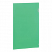 Папка-уголок BRAUBERG, зеленая, 0,10 мм, 223965
