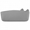 Пенал ЮНЛАНДИЯ ЮНИОР, 1 отделение, искусственная кожа, "Gray kitty", 20х9х7 см, 273819