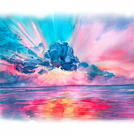 Папка для акварели БОЛЬШОГО ФОРМАТА А3, 10 л., 180 г/м2, ПИФАГОР, 297х420 мм, ГОСТ 7277-77, 126963