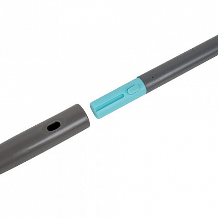 Пипидастр (сметка-метелка) для уборки, метелка 45 см, рукоятка 130-180 см, серый, LAIMA HOME, 606807