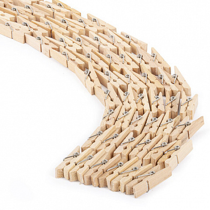 Прищепки декоративные "Классика", 20 штук, 3,5 см, дерево, ОСТРОВ СОКРОВИЩ, 661288