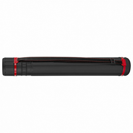 Тубус для чертежей телескопический, длина 64-100 см, формат А0, диаметр 8,5 см, с ремнем, черный, BRAUBERG, 271256