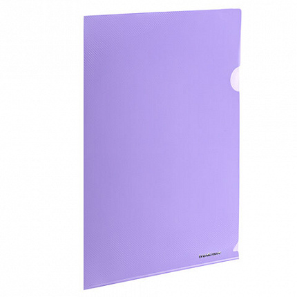 Папка-уголок ERICH KRAUSE "Diagonal Pastel", ассорти, 0,18 мм, 50170