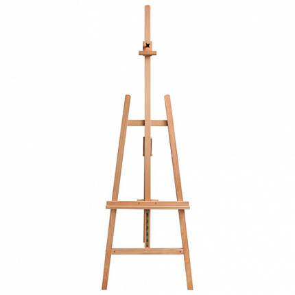 Мольберт напольный BRAUBERG ART CLASSIC, бук, угол 60°, 63х174(231)х68см, высота холста 126см,190652