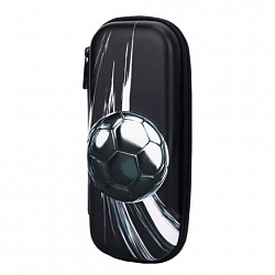 Пенал BRAUBERG, 1 отделение, 1 откидная планка, EVA, 22х10х5 см, "Metal ball", 274606