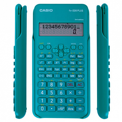 Калькулятор инженерный CASIO FX-220PLUS-2-S (155х78 мм), 181 функция, питание от батареи, сертифицирован для ЕГЭ, FX-220PLUS-2-S-