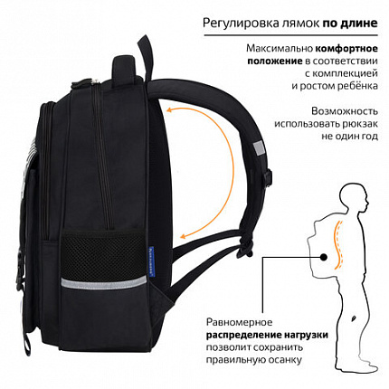 Рюкзак BRAUBERG SNAP, 2 отделения, 3 кармана, "Stylish checks", 39х28х16 см, 273130