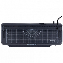 Ламинатор 3 в 1 BRAUBERG CHF-02, А4, 60-150 мкм, 30 см/мин, со встроенным резаком и обрезчиком углов, В ПОДАРОК набор пленок 40 шт., 532862